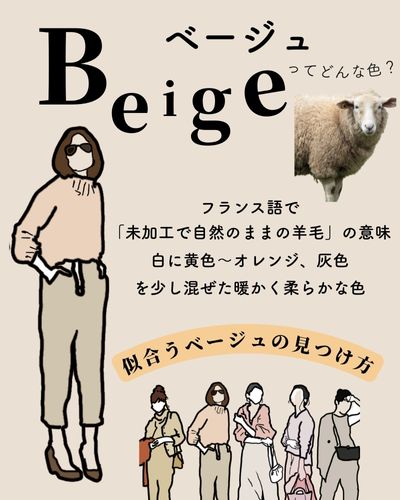 ベージュってどんな色？説明画像
