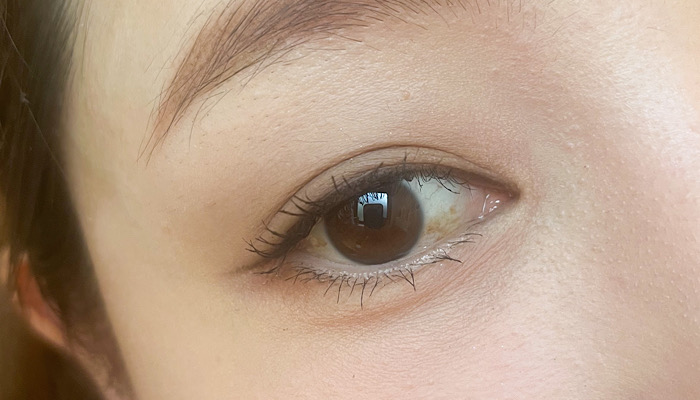 ウヨンウ弁護士のアイメイクを真似してみた画像